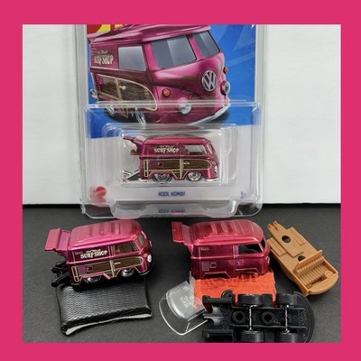 Hot Wheels Legends Tour Kool Kombi SuRF ~ UNSPUN, Factory Custom & NOC Lot of 3