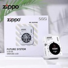Genuine Zippo Future Smart Lighter White OLED Display USB Rechargeable Gift Box