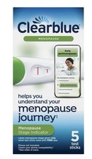 Clearblue Menopause Stage Indicator 5 Test Sticks Expires 06/30/26 New Sealed