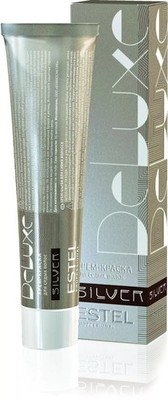 Estel Professional De Luxe Silver for Gray Hair Dye 60 ml Worldwide Shipping