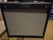 Vintage Fender Blues Junior Guitar Amp. 120v 180w. Great Condition  w/cover