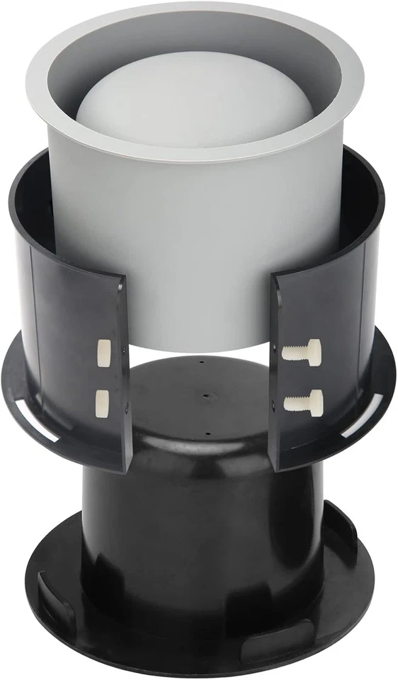 Большая круглая силиконовая форма для рассады, 7 дюймов большая бетонная большая круглая, серая - Изображение 3 из 4