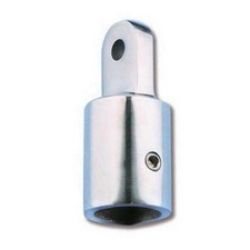 CAPPUCCIO TERMINALE IN ACCIAIO INOX AISI 316 MM 25 ACCESSORI TENDALINI BARCA NAU