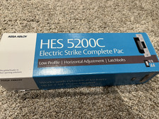 ASSA ABLOY HES 5200C-12D/24D-LBM Electric Strike w/Faceplate