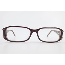 Vendela V1009-1 Burgundy Marbled Brown Rhinestone Rectangular Eyeglasses