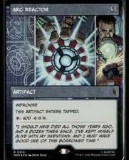 ARC REACTOR (BORDERLESS) 310 MARVEL SUPER HEROES MAGIC: THE GATHERING FOIL NM/M