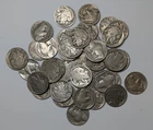 Lot of 40 Mixed Dates Buffalo Nickels