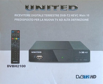 DVB-T2HD HEVC Main 10 Bit Digital Terrestrial Decoder for HDTV