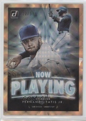 2020 Panini Donruss Now Playing 312/999 Fernando Tatis Jr #NP-2 0ym3