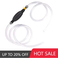 9.8Ft Siphon Hose Multifunction Pump Oil Water Gasoline Fuel Transfer Hand Pump