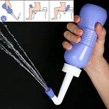 500ML Portable Bidet Sprayer - Handheld Personal Hygiene Anal Wash  Enema Douch