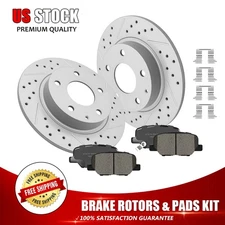 265mm Rear Brake Rotors Ceramic Pads For Mazda 3 Mazda 3 Sport 2014 2015-2018