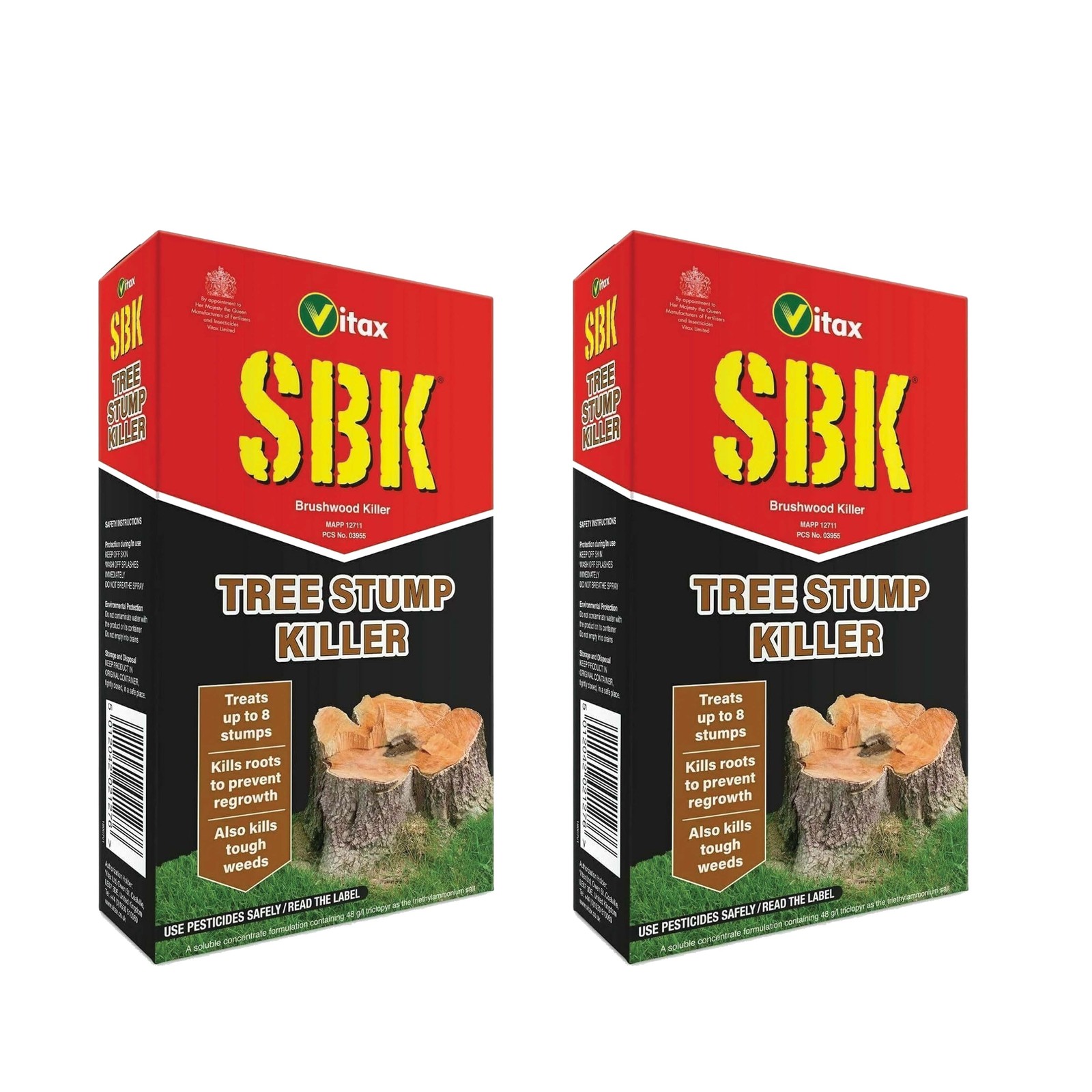 Vitax SBK Tree Stump Killer 250ml Pack of 2 Glyphosate Free Long Lasting Control