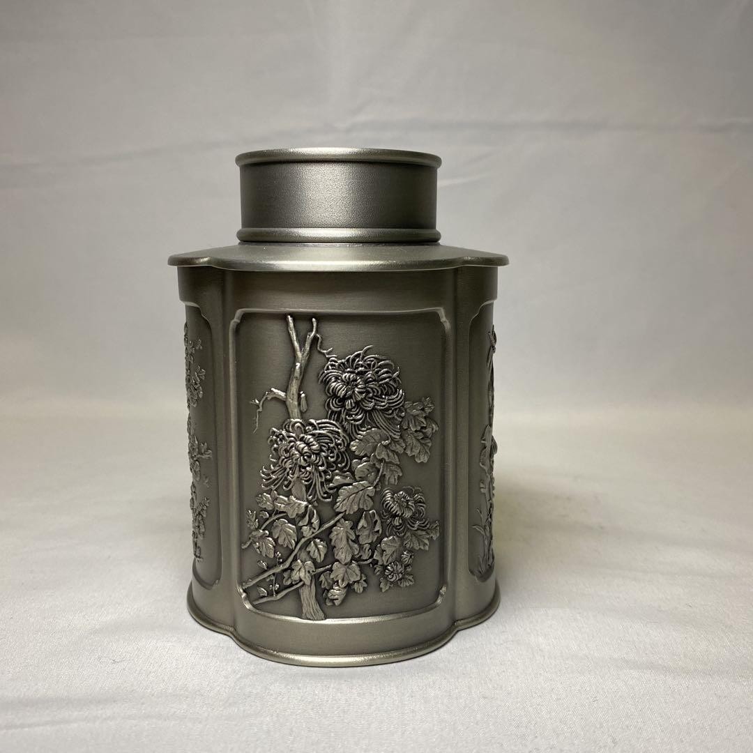  SELANGOR PEWTER 茶筒 Selangor Pewter Tea Canister Storage | eBay