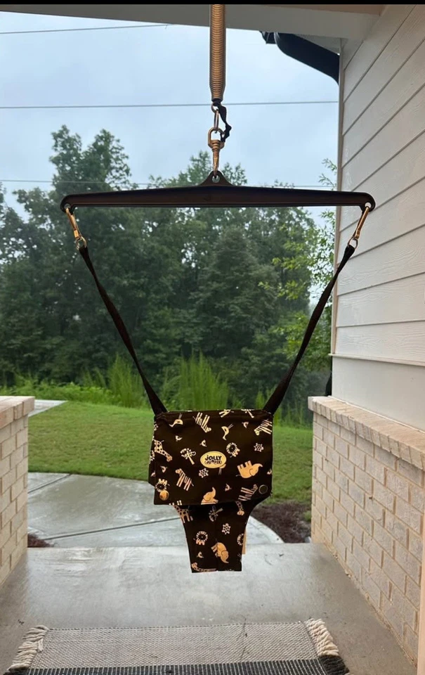 Jolly Jumper bebê exercitador com braçadeira de porta mola pula-pula - Imagem 2 de 2