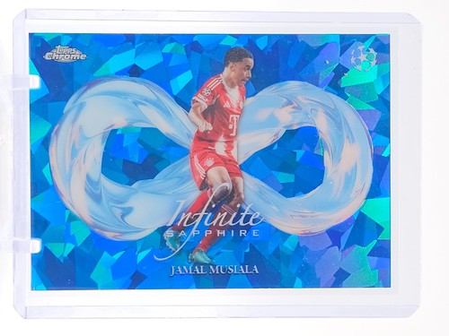 JAMAL MUSIALA 2025-26 TOPPS CHROME UCL SAPPHIRE INFINITE SOCCER #IS-4 Q5332