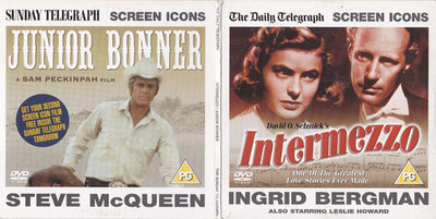 INTERMEZZO / JUNIOR BONNER ( THE TELEGRAPH Newspaper 2 DVD Set )