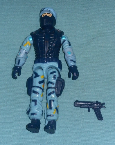 GI G.I. Joe gijoe SHOCKWAVE figure with small gun only
