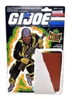 Vintage 1988 G.I. JOE PYTHON OFFICER ACTION FIGURE FULL  CARDBACK HASBRO!