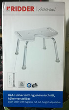 Ridder Bathstool with Hygienic Cutout