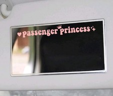 Passenger Princess Sticker Funny Car 6 INCH, 1 Pack With Instruction - Pink