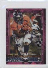 2015 Topps Chrome Mini BCA Pink Refractor 3/25 CJ Anderson #48 9u7