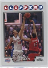 2008-09 Topps Chrome Refractor Chris Kaman #121 6e0