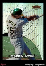 1997 Bowman's Best Preview Refractor #BBP6 Mark McGwire ATHLETICS