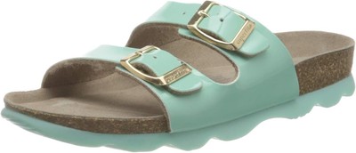Superfit Mädchen Fussbettpantoffel Pantoffeln Sommerschuhe, TÜRKIS Blau, EUR 28