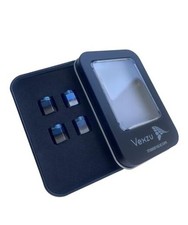 Titanium Tire Valve Stem Caps 4 Pack - Grade 5 Metal Valve Caps Universal