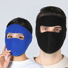 Winter Motorcycle Face Mask Balaclava Breathable Windproof Warm Fleece Ski Mask