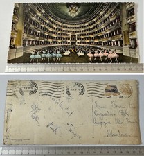 Cartolina Gigante Orizzontale Vintage viaggiata - Milano Teatro alla Scala