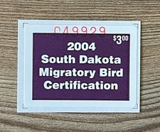 Wtdstamps - 2004 South Dakota - Lotp - State Duck Stamp - Mint Og Nh Wtdstamps - 2004 South Dakota - Lotp - State Duck Stamp - Mint Og Nh