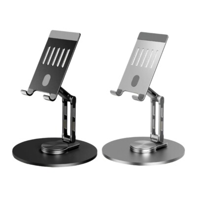Phone Desk Mount with Thickened Base 360 Rotation Smartphone Holders for Home