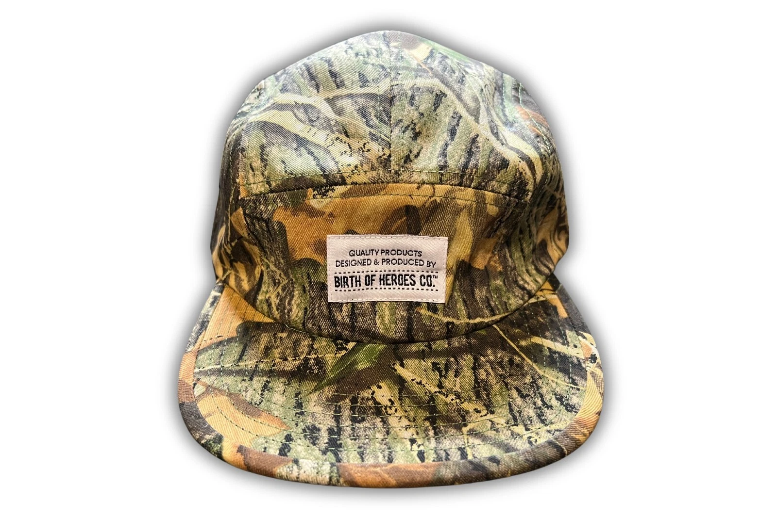 BIRTH OF HEROES 5 panneaux chapeau suprême casquette camouflage camp floral snapback bois