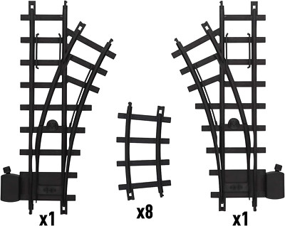 Lionel Ready-To-Play 10-Piece Inner Loop Black Plastic Track Pack