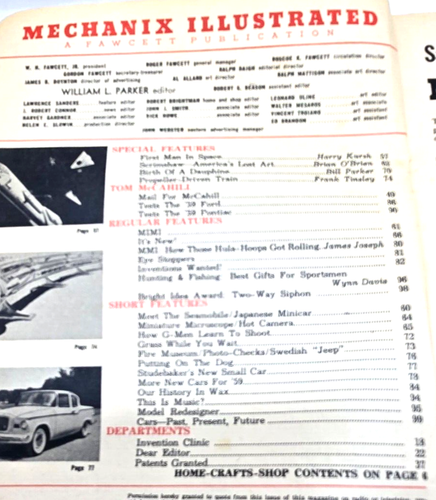 Mechanix Illustrated - Dec 1958 - First Man in Space (J17) - Picture 4 of 5