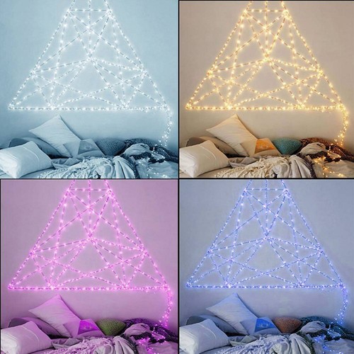 Color Changing 10m LED RGB Fairy String Lights Copper Wire with 24 Key Remote - Picture 10 of 15