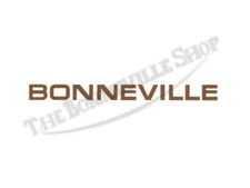 Triumph Bonneville Block Letter Toolbox Sidepanel Waterslide Decal (1) PN# TB...