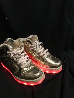 Pink Skechers Light Up Shoes Skechers Big Girls SZ Energy Lights