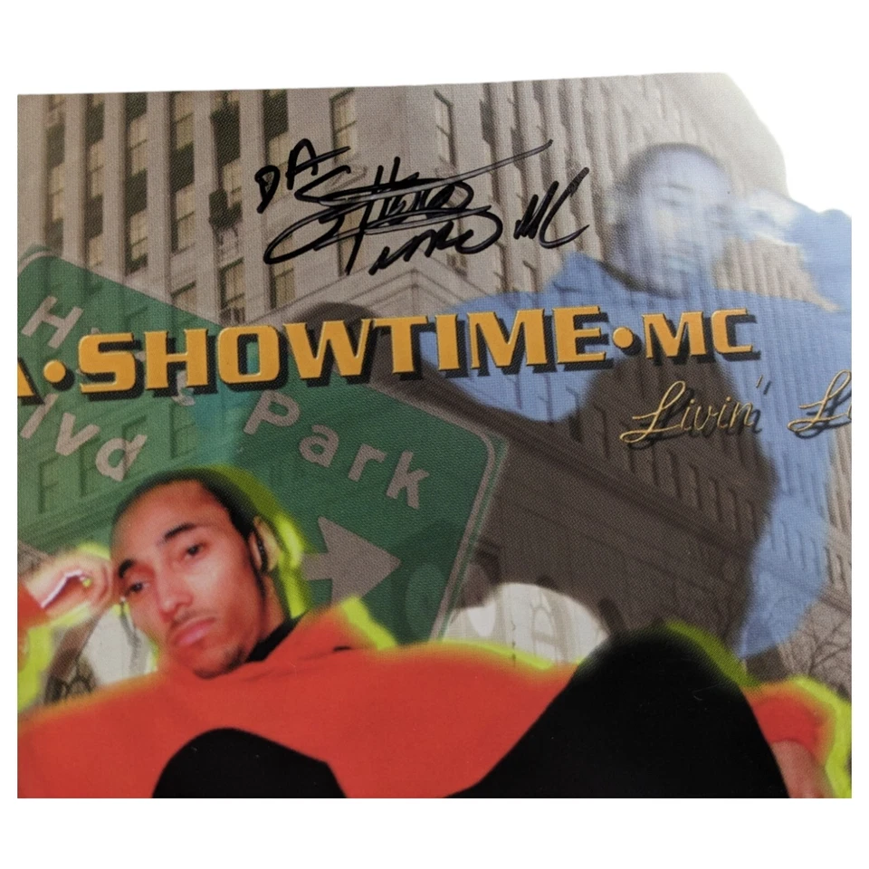 Da Showtime MC - Livin' Life (CD, 1997) Rare SIGNED AUTOGRAPH Chicago Rap Album Foto 3 de 4