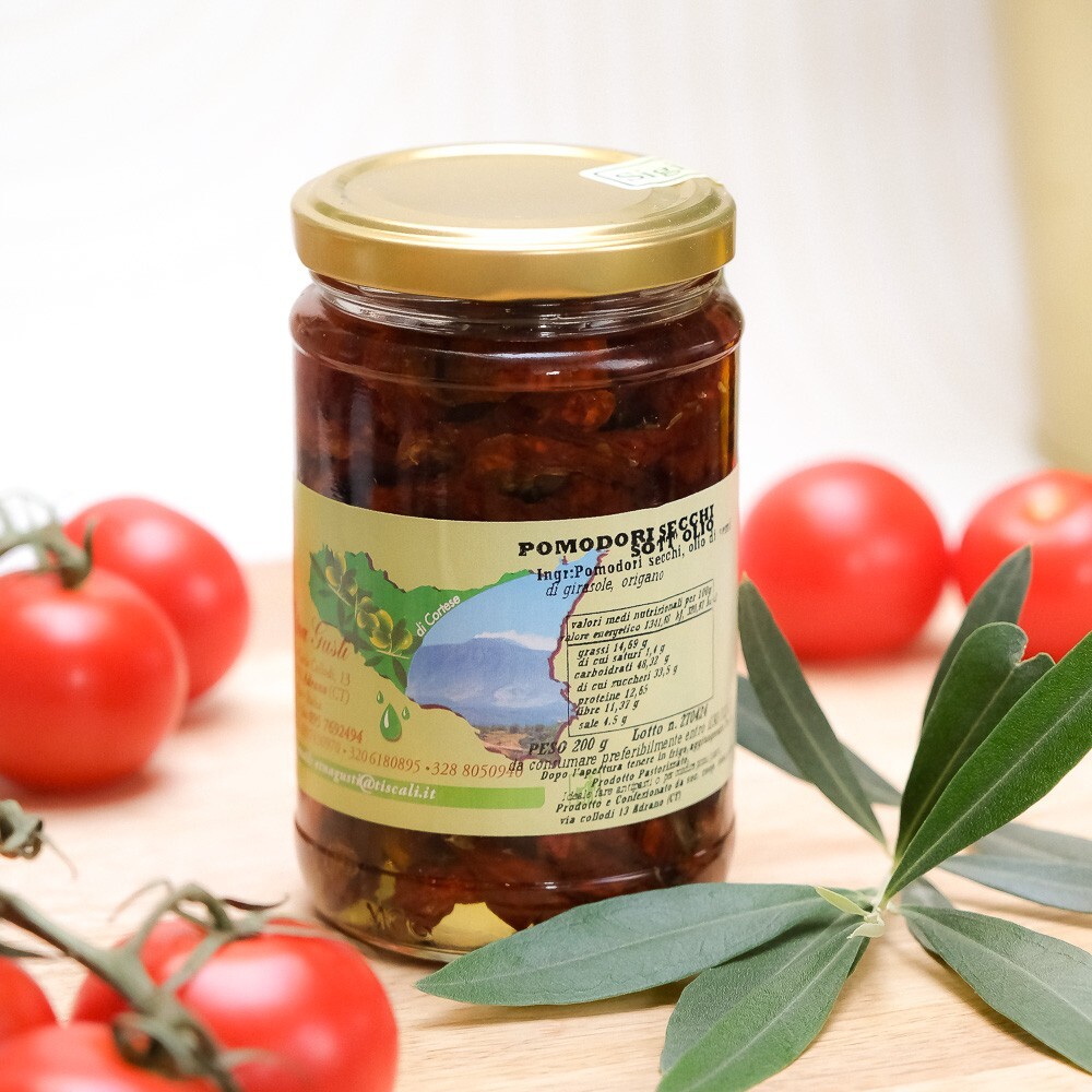 Tomates secos italianos en aceite de oliva 200 g