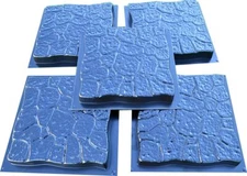 Concrete mold pavers stone patio casting concrete garden path sold set 5 pcs S26