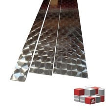 Edelstahl Blechstreifen Marmoriert D50 Blech Zuschnitt Pfauenauge Große Auswahl