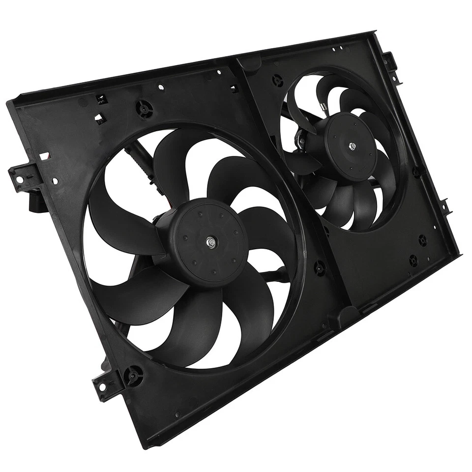 620-799 For 1999-2005 Volkswagen Golf Jetta Radiator Condenser Fan Assembly Foto 3 de 4