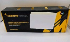 Maono Gamerwave DGM20S Black Condenser USB Gaming RGB Microphone Noise Canceling