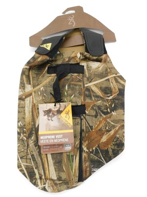 browning neoprene dog vest