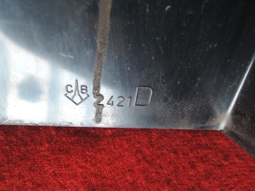 ALFA ROMEO SPIDER Used Original RIGHT Lower C POST COVER #2421 D in Black - Picture 2 of 14