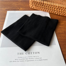 2pcs Cotton Knit Ribbing Cuff Trim Elastic Fabric for Jacket Sweater Sewing cuff