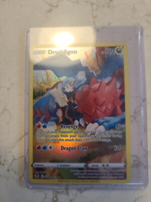 Druddigon TG09/TG30 Ultra Rare Trainer Gallery Silver Tempest Pokemon ...